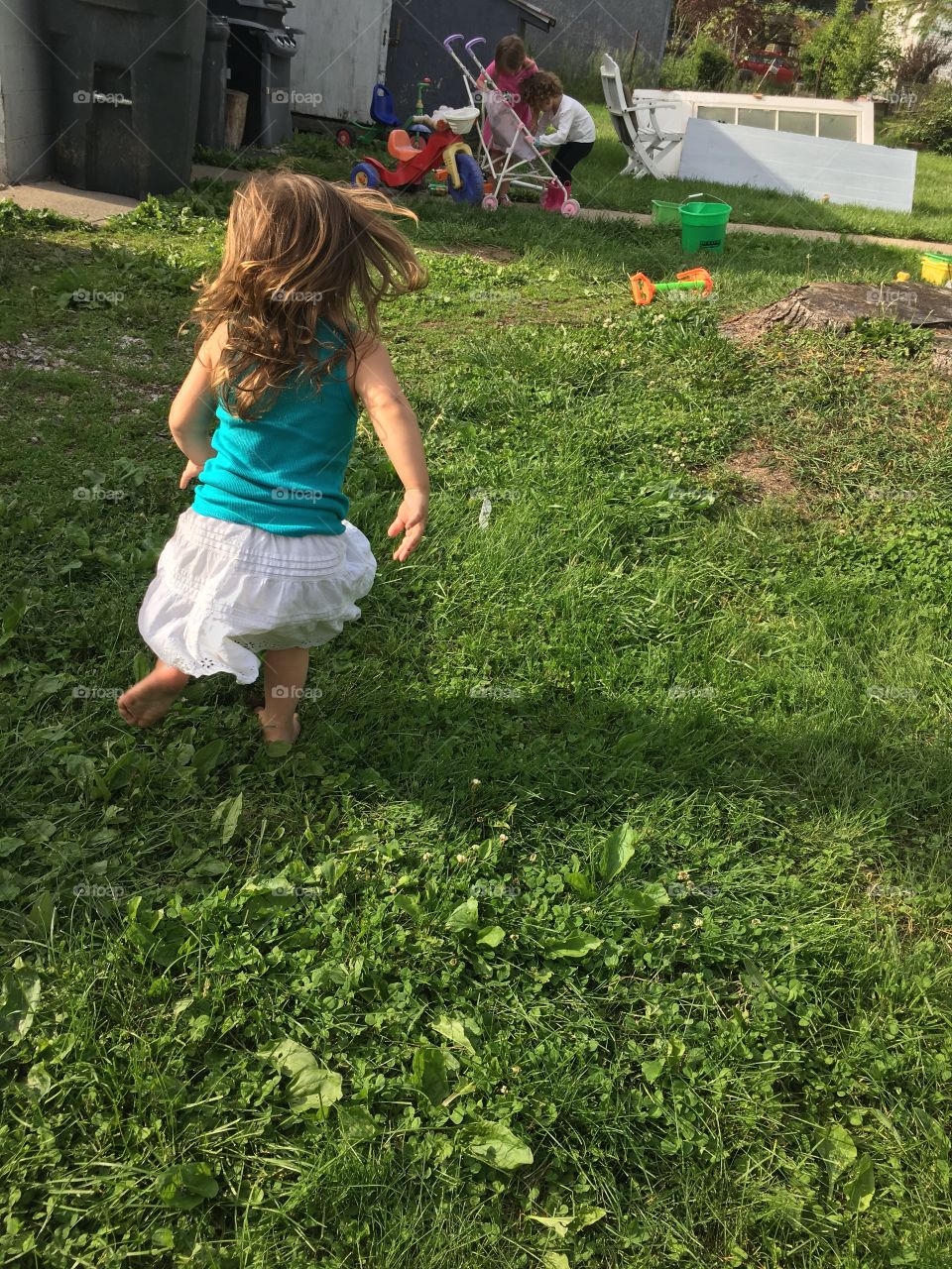 Child, Grass, Summer, People, Outdoors