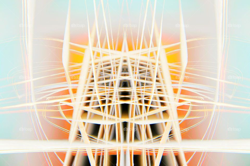 Full frame shot of an art and fantasy double exposure photo of a folded newspaper