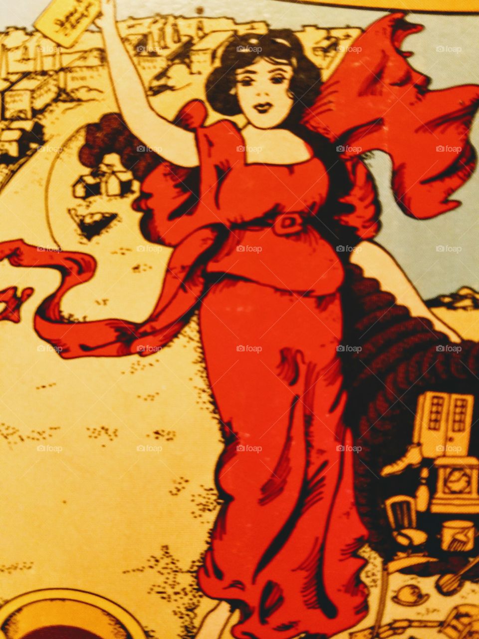 Sears lady comic drawing