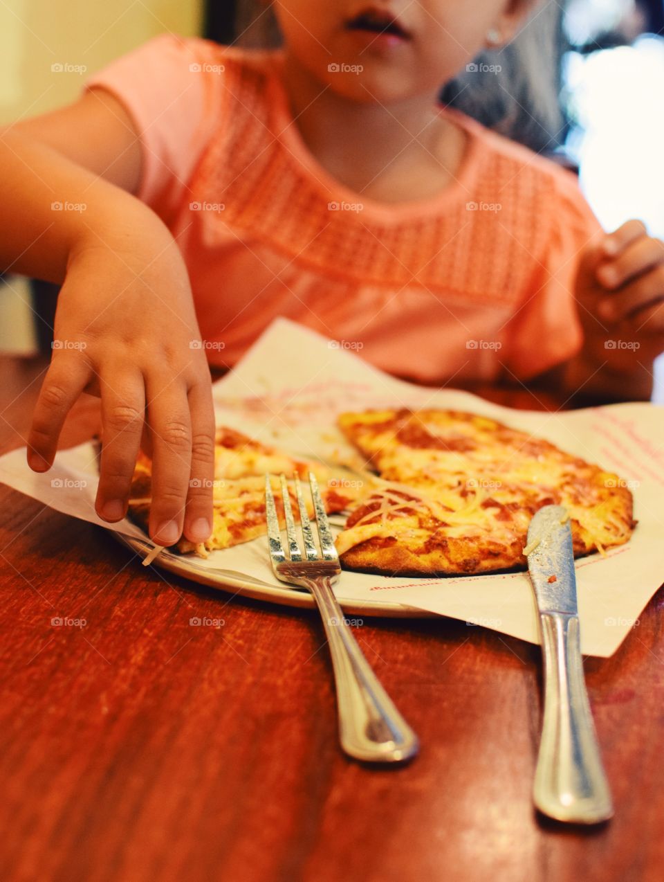 Indoors, Child, Food, Knife, People