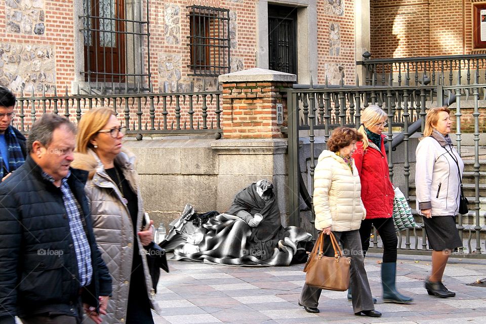 Walking in Madrid...