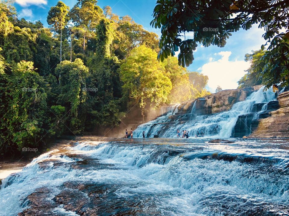 Splendid falls from the south part of the Philippines 