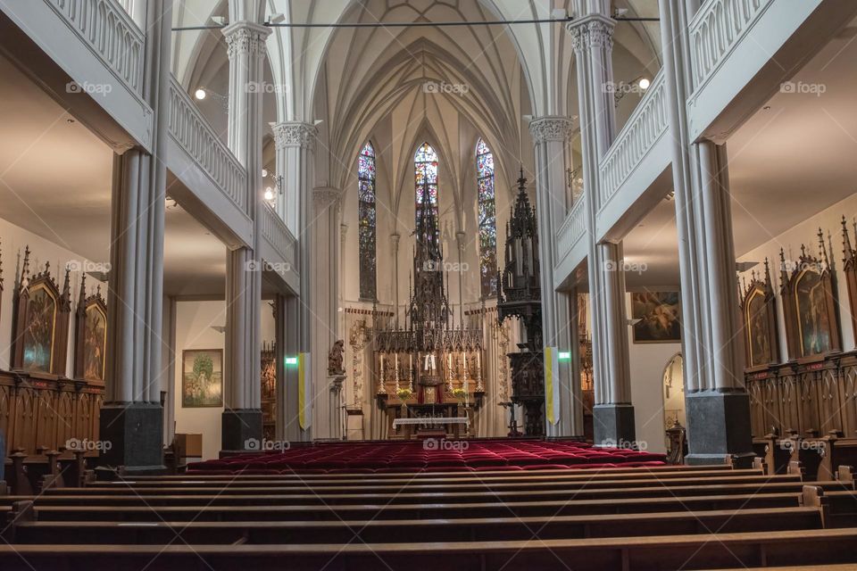 Inside The H.H. Petrus And Pauluskerk Church At Amsterdam The Netherlands 212-4-2024