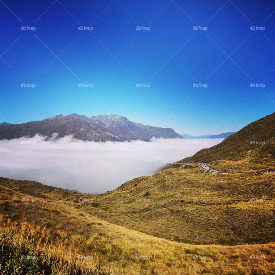 A blanket of clouds New Zealand 
