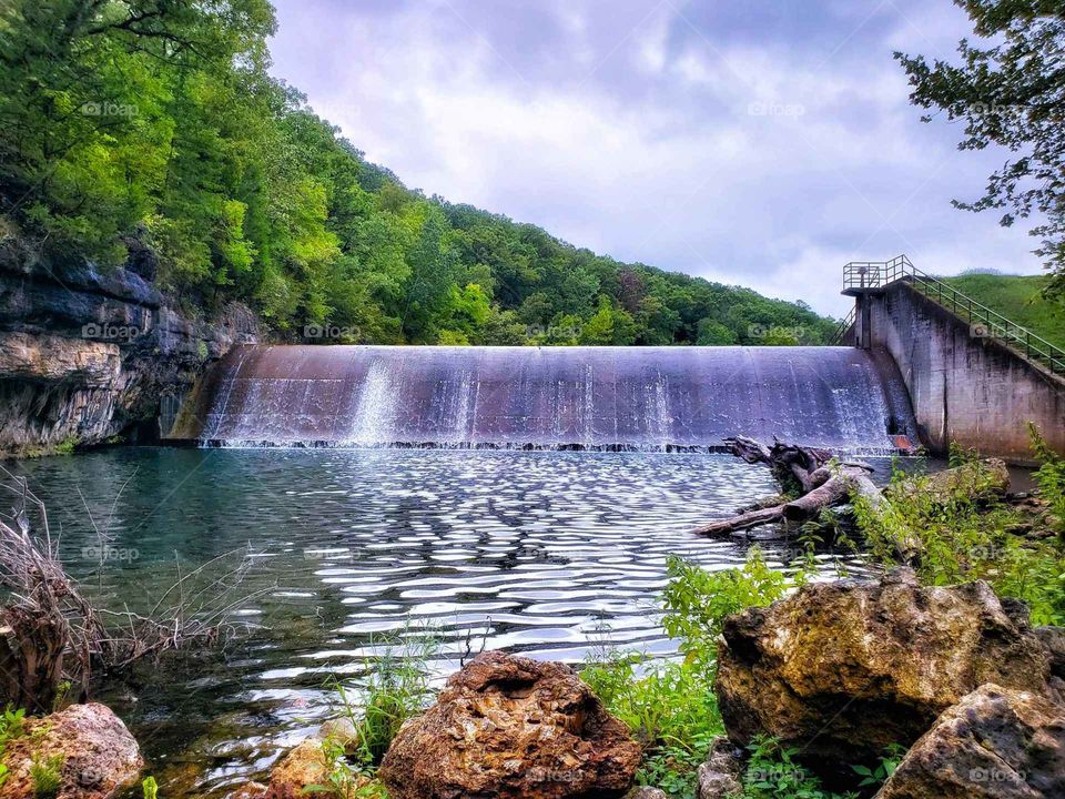 Dam on a small stream. 