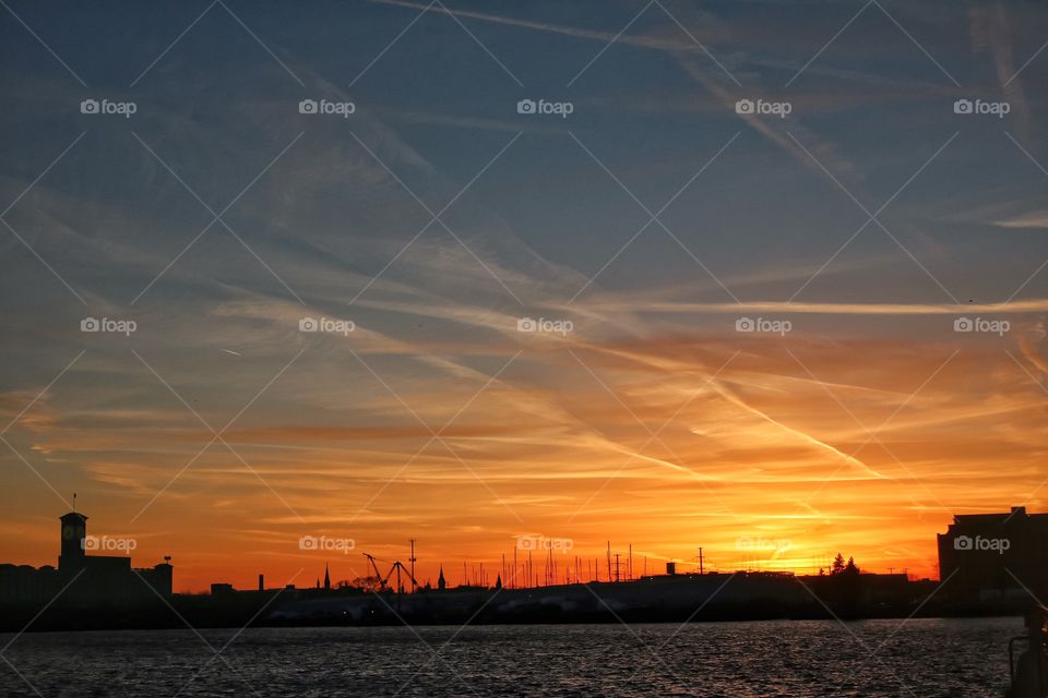 Milwaukee Harbor Sunset 