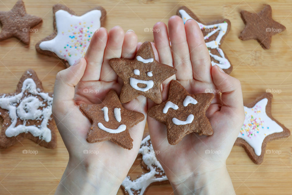 making cookies