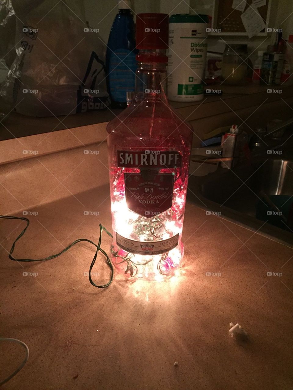 Smirnoff lamp