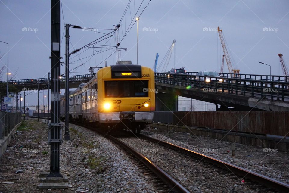 train from Setubal Portugal