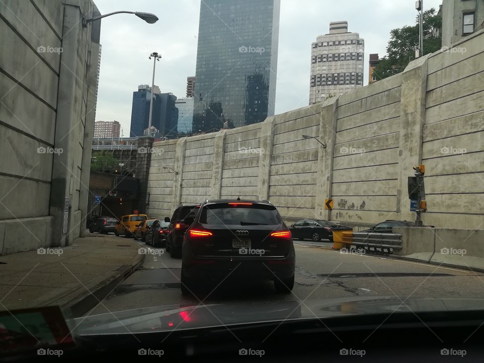 Lincoln Tunnel traffic