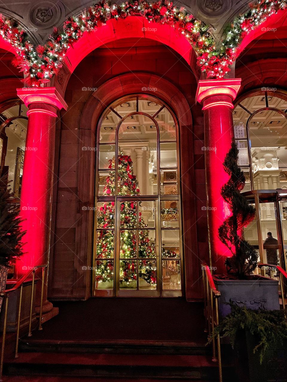 Red Christmas lights