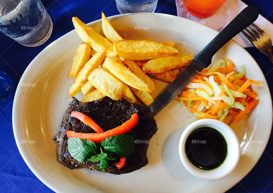 Steak and fries! 