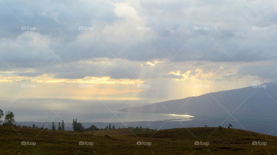 Rays and the clouds