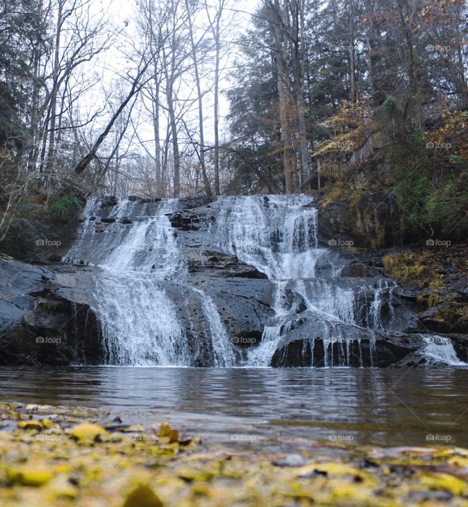 Waterfall and Creek in North Georgia 