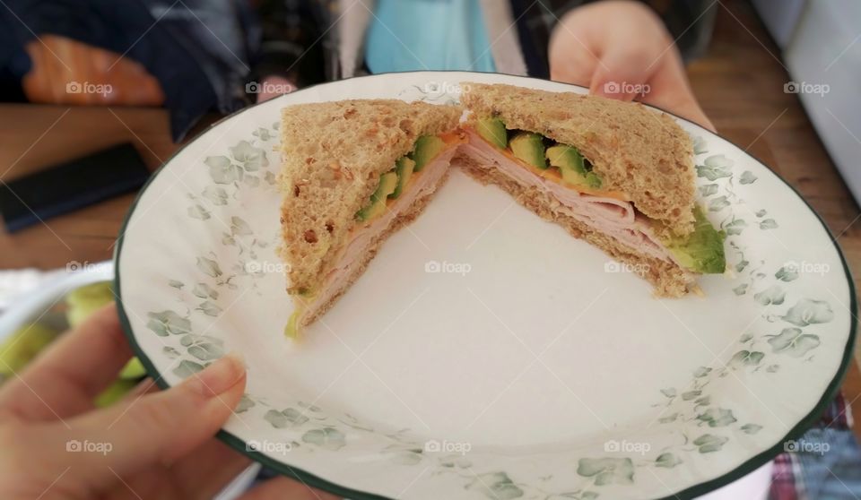 Turkey Avacado Sandwich