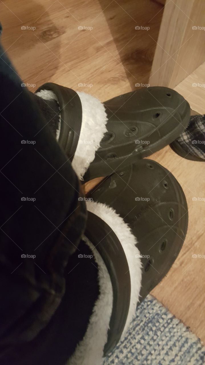 Nice warm slippers...
