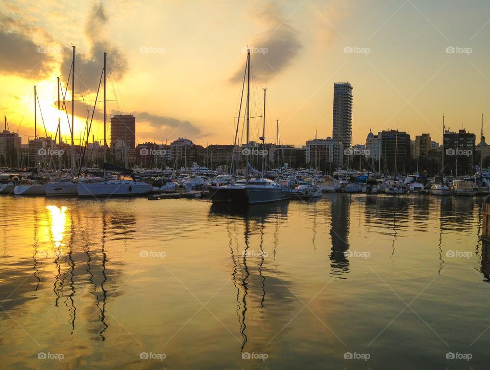 Let's go sailing. Alicante harbor