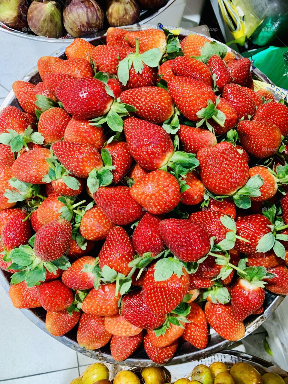 Delicious strawberry in a basket 