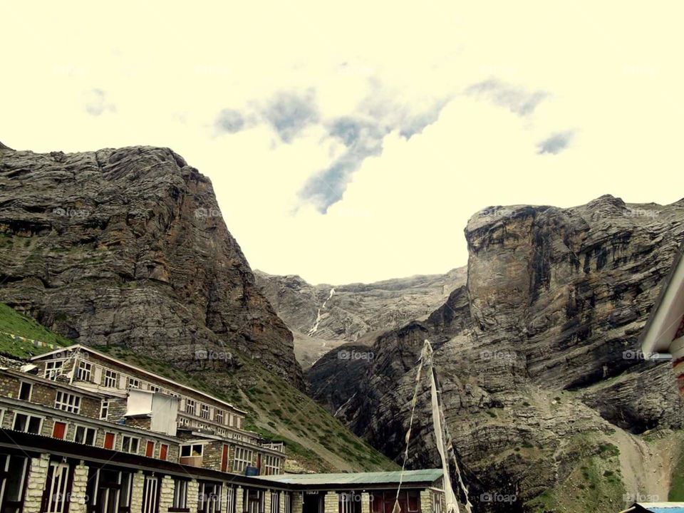 Nepal Annapurna circuit. Taken at one of the last stops before crossing the Thorong La pass