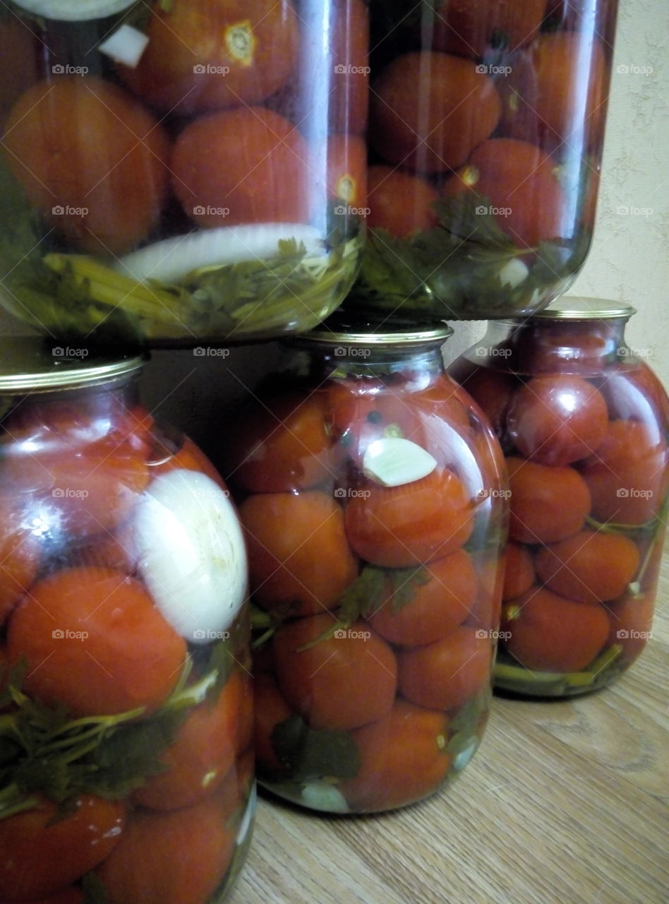 Консервация помидоры