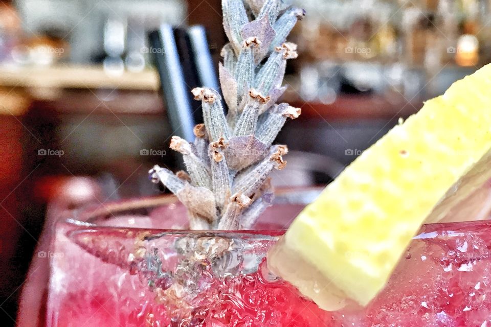 Lavender cocktail 