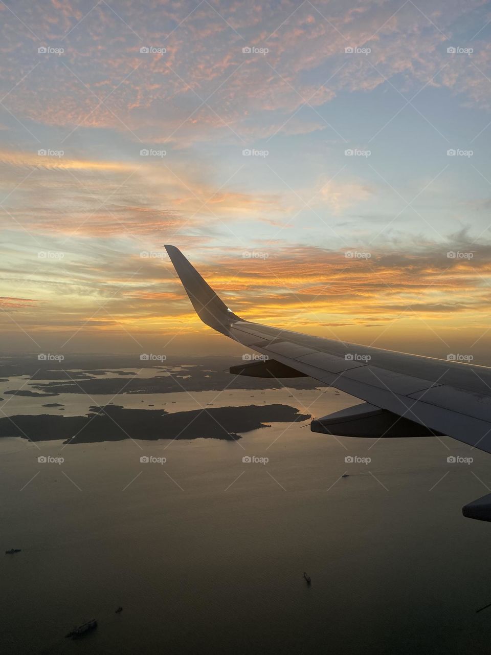 Beautiful sky from the plane