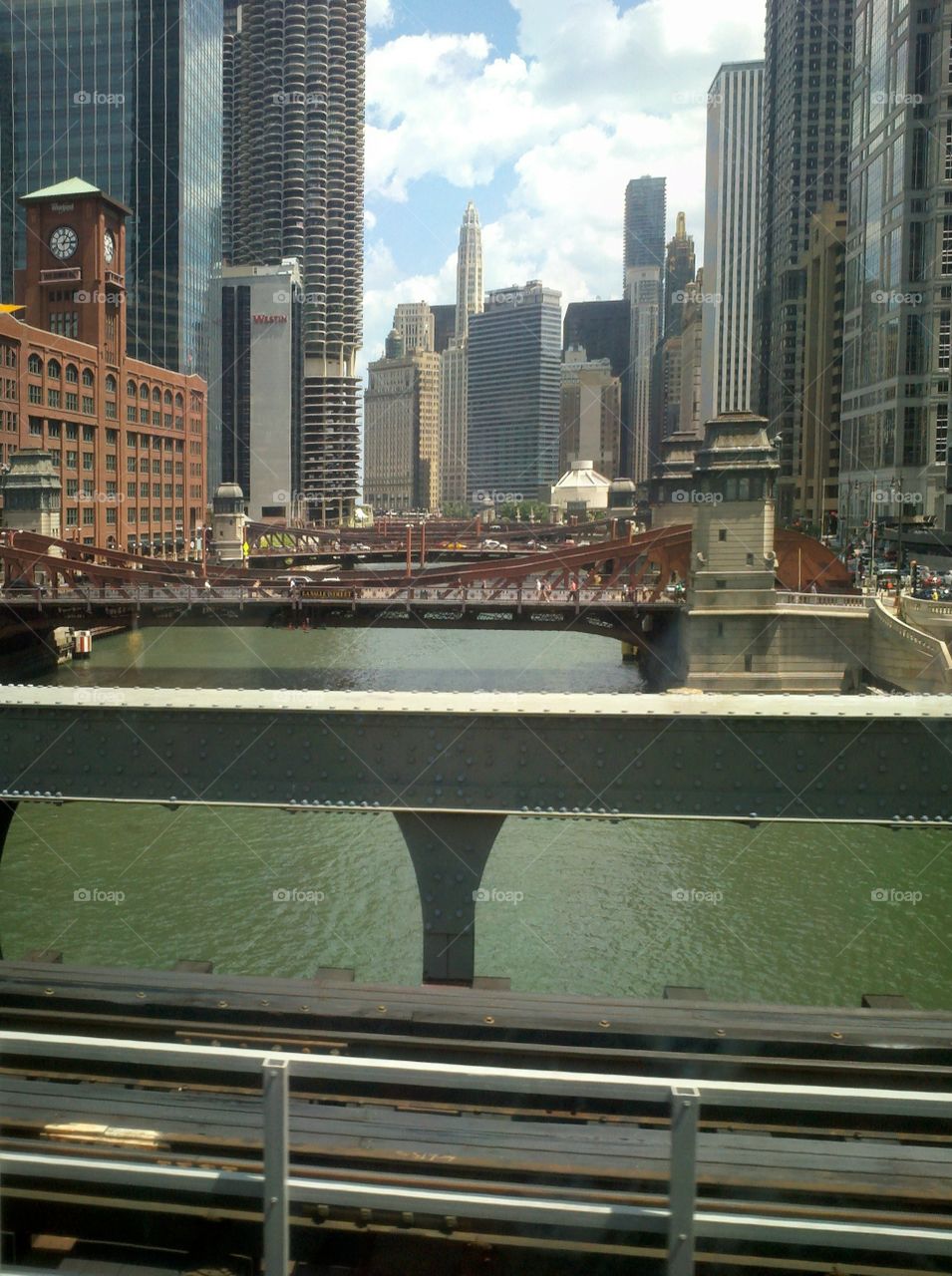 Chicagoland from the L train.