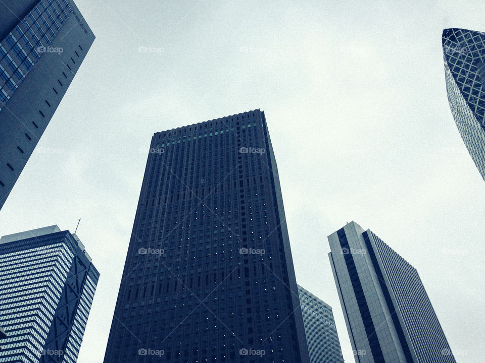 Skyscraper. Buildings in Shinjuku, Tokyo