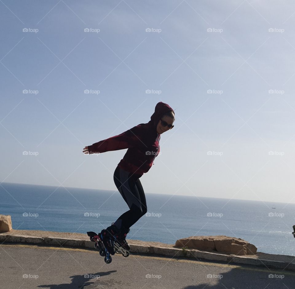 Skating#onthemove#outdoors#adventure#sea#sky