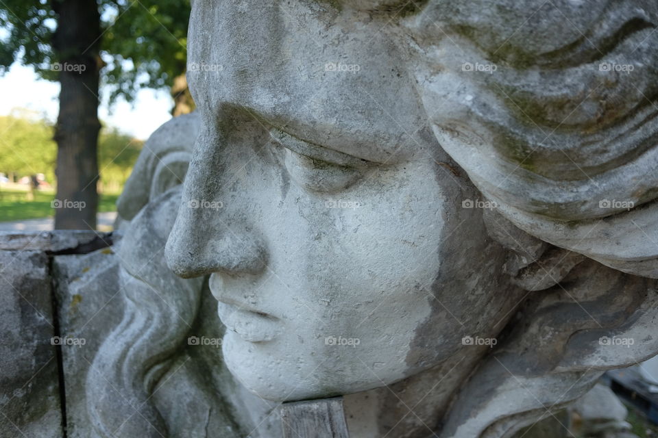 Close-up of a sculpture