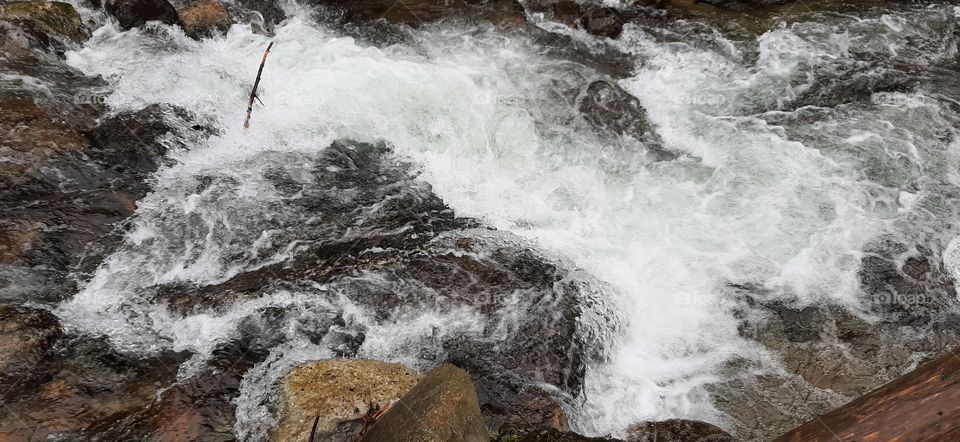 stream in the mountains