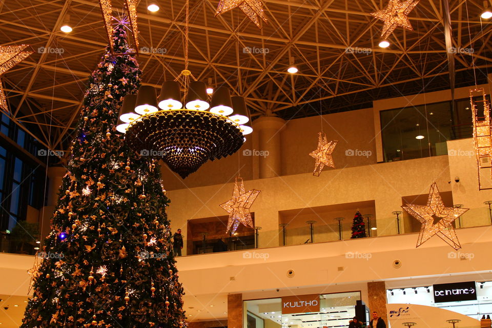 mall Christmas decorations