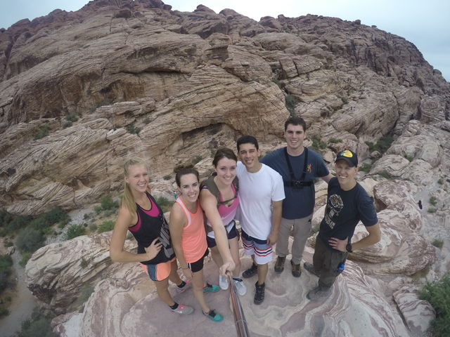 hiking buddies