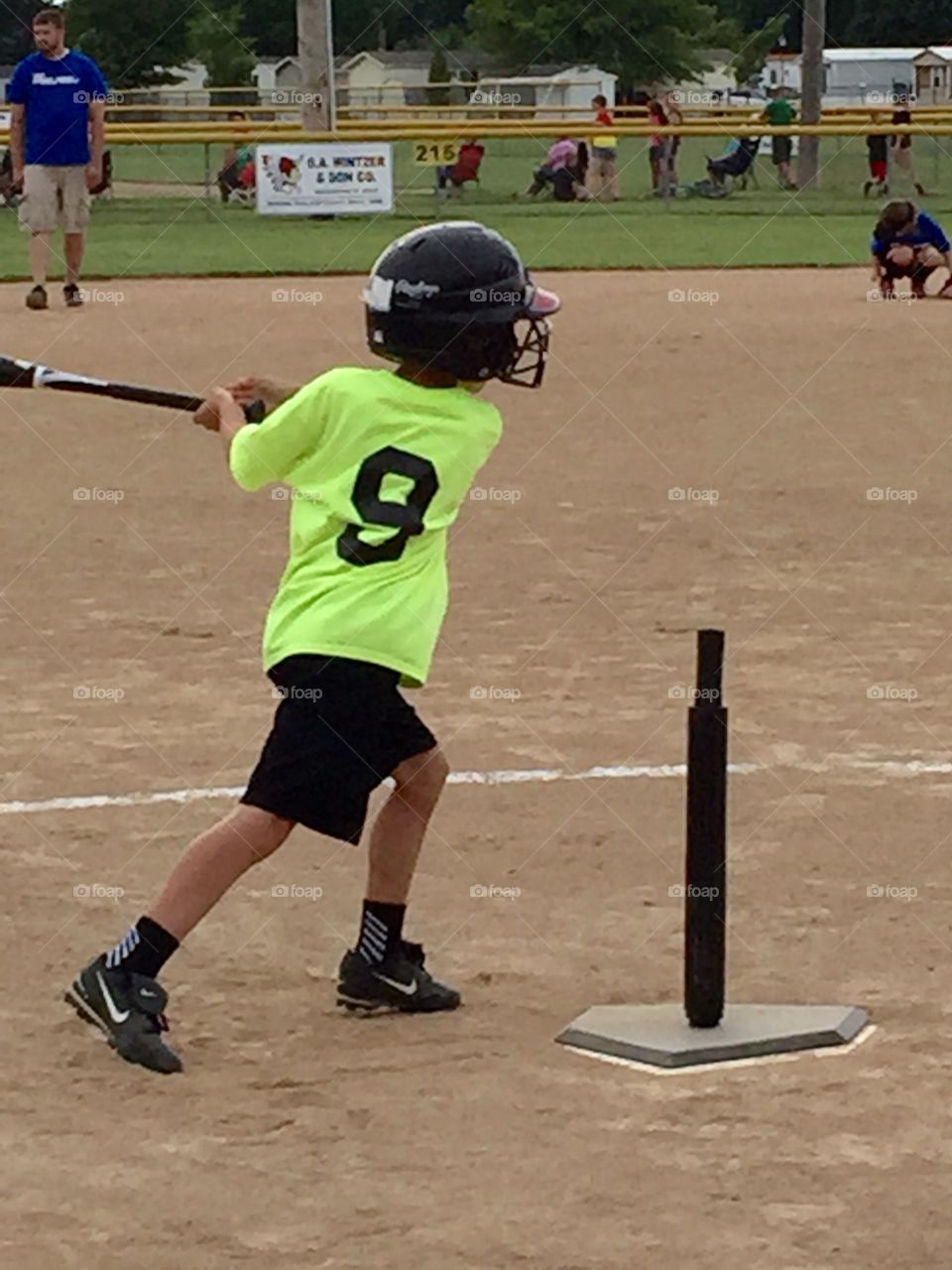 Batter Batter Swing. T-ball batter