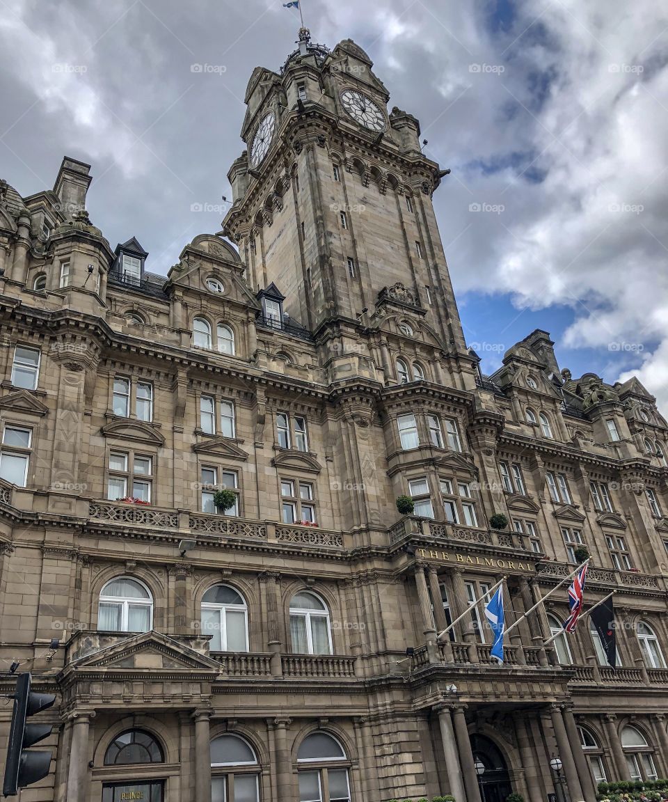 City center, Edinburgh, Scotland 