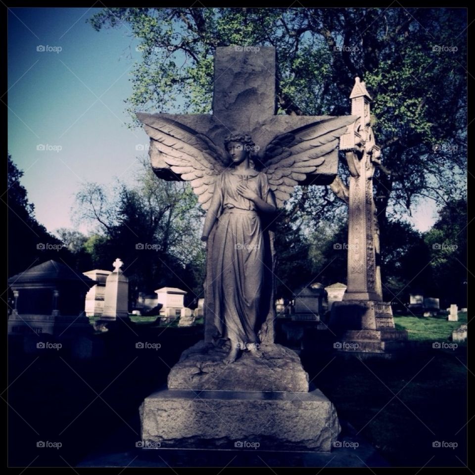 summer angel hand graveyard by drusilla6