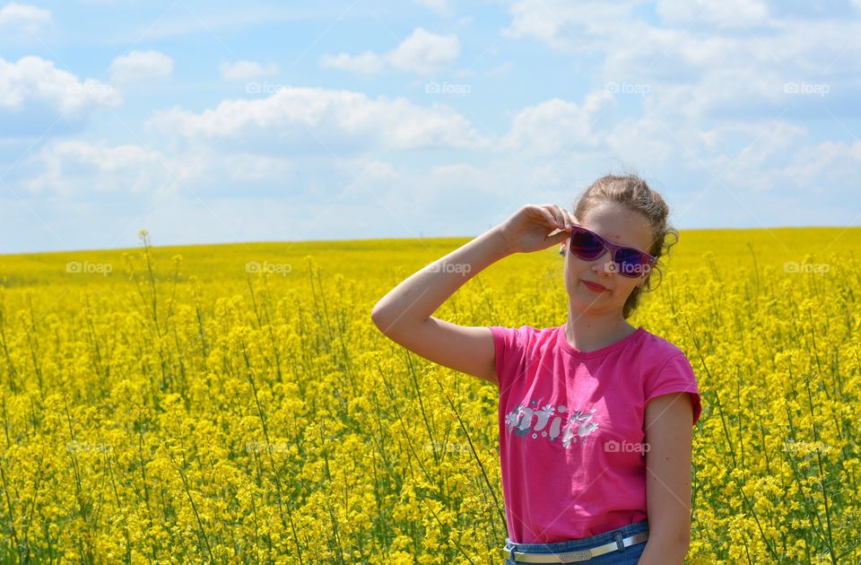 Field, Summer, Nature, Hayfield, Oilseed