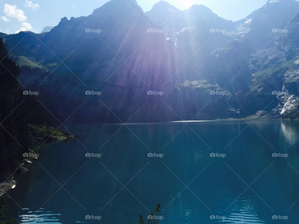 Water, Mountain, No Person, Travel, Lake