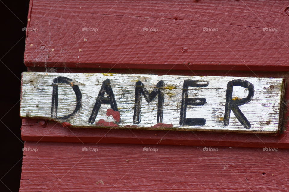 Ladies dressing room