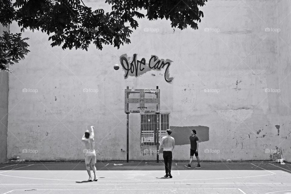 Basketball in Little Italy. New York 2015