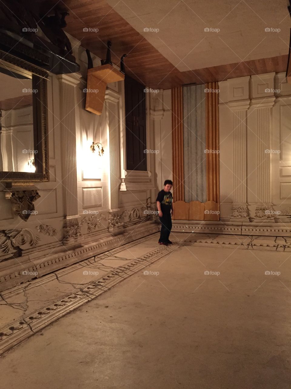 Walking on the ceiling in the White House