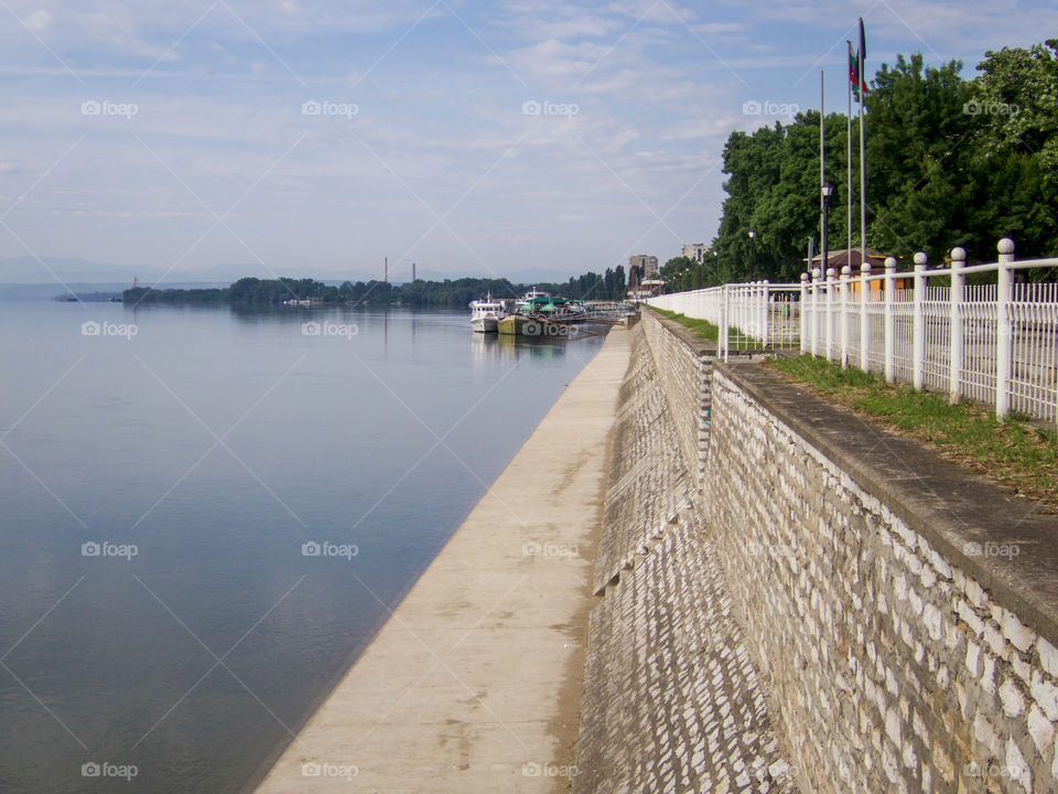 Danube river. 