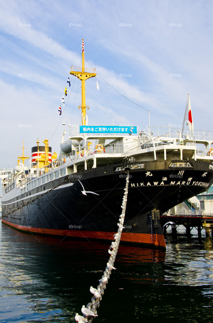 water japanese port ship by hugo