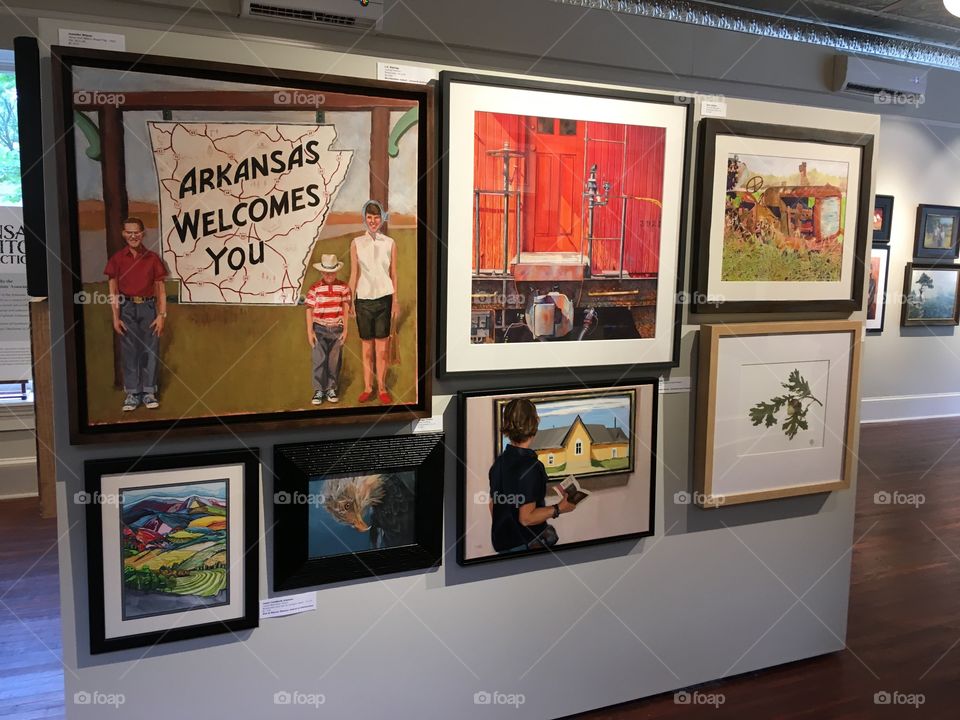 Such a interesting collection of paintings of native Americans, animals then and now.