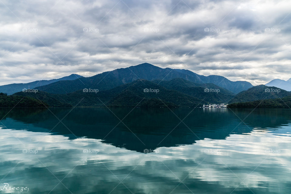 Enjoying a lovely view at Sun Moon Lake in the middle of Taiwan... Wanderlust!