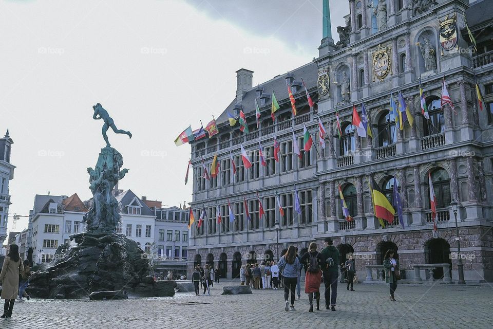 Antwerp city center