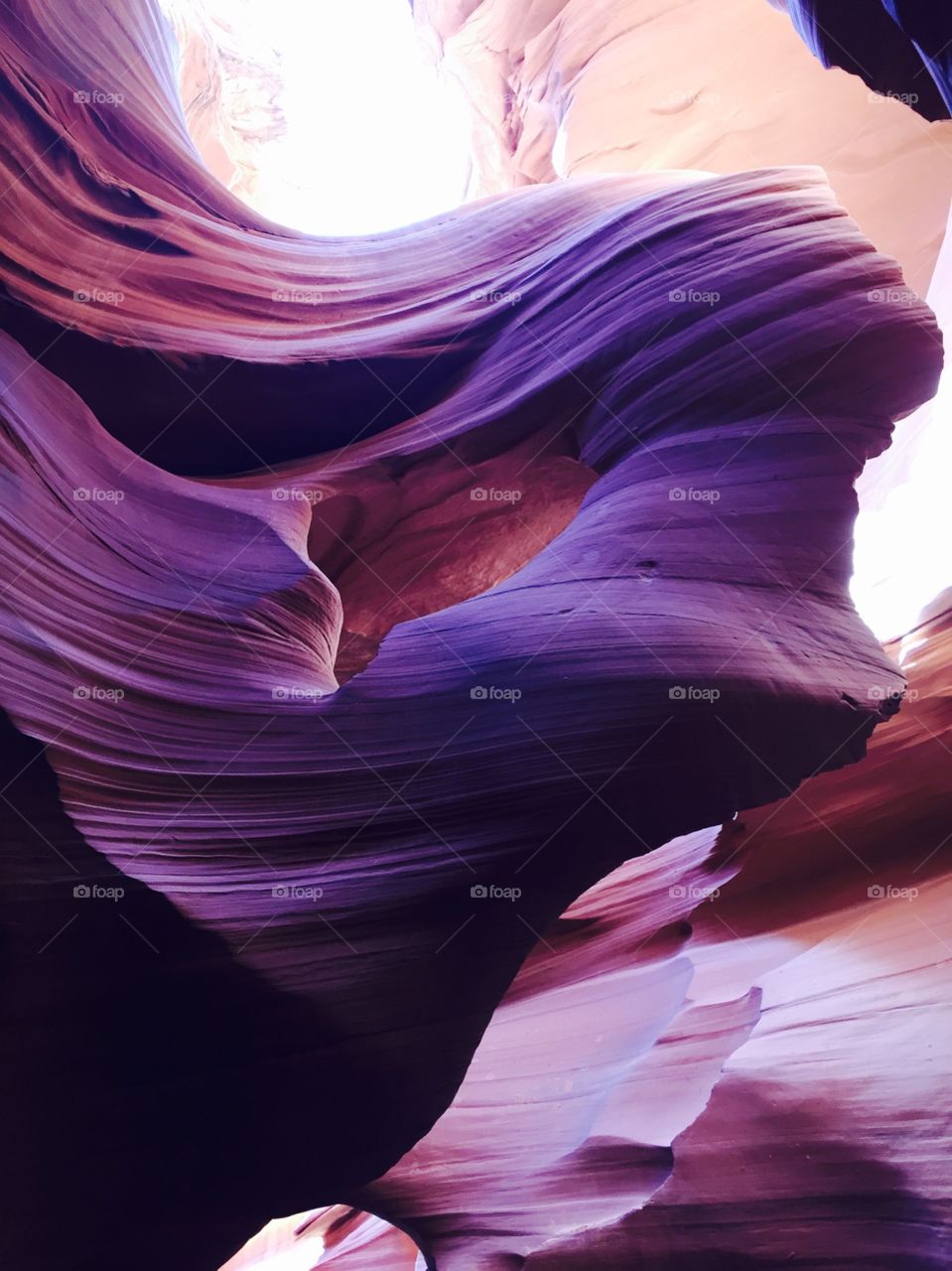 Antelope Canyon Lady in the Wind