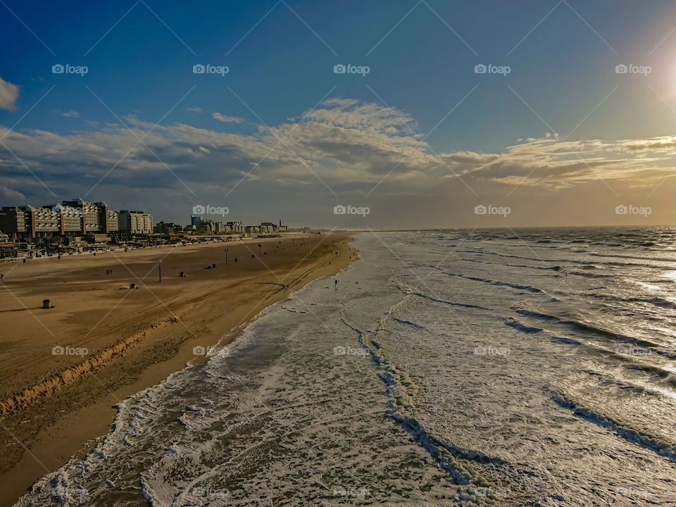 Scheveningen beach Netherlands