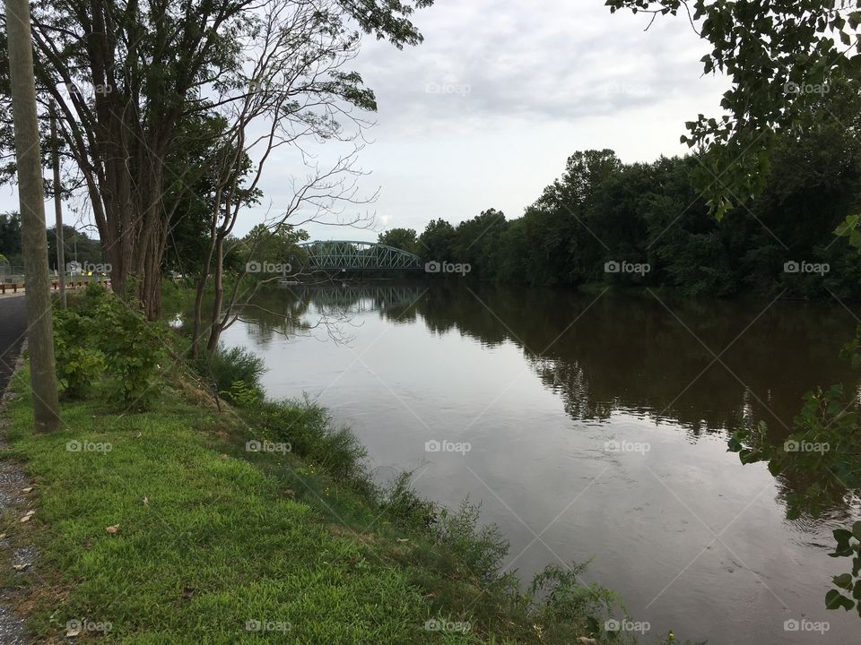 Swollen river