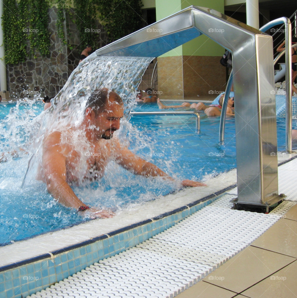 brasov water relax man by tediiliescu